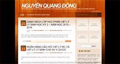Desktop Screenshot of nguyenquangdong.vatly.net